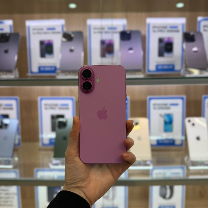 Б/у Смартфон Apple iPhone 16 128GB Розовый (Pink) nano SIM + eSIM (Без RuStore)