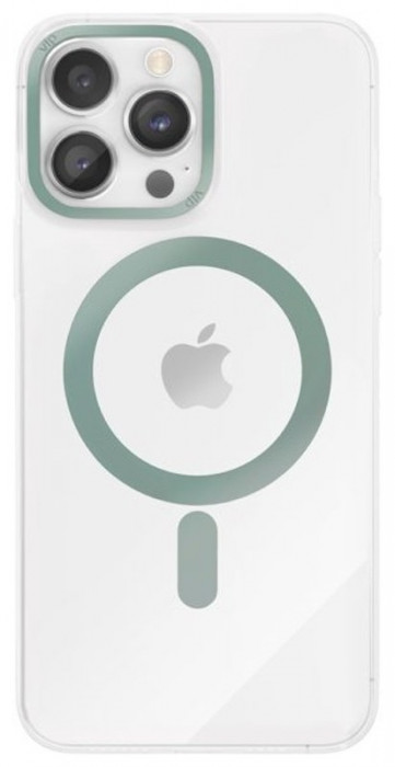 Чехол защитный VLP Line case с MagSafe для iPhone 14 Pro зеленый | Фото 1 из 4