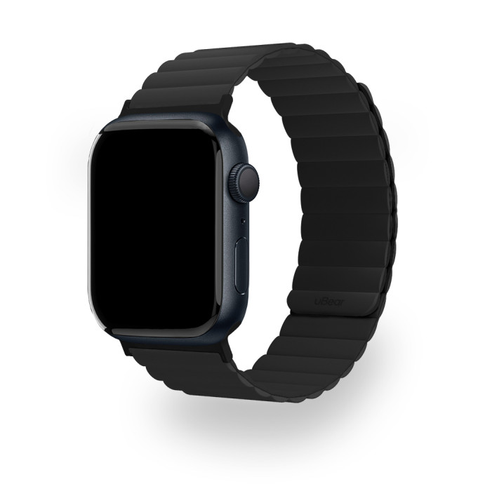 Ремешок uBear Mode для Apple Watch S/M (38, 40, 41 мм), силиконовый, Черный | Фото 1 из 3