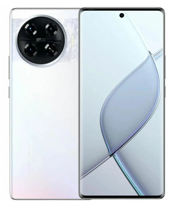 Смартфон Tecno Spark 20 Pro+ 8/256GB Белый (Pearl White) EAC | Фото 1 из 5
