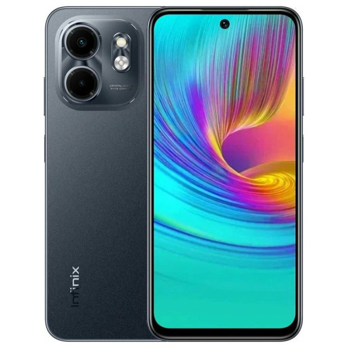 Смартфон Infinix Smart 9 3/64GB Черный (Metallic Black) | Фото 1 из 3