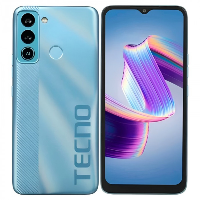Смартфон Tecno Pop 5 2/32GB Голубой (Turquoise Cyan) EAC