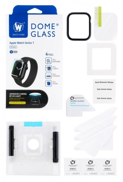 Защитное стекло Whitestone Dome glass для Watch Apple 7/8/9 41mm | Фото 2 из 3