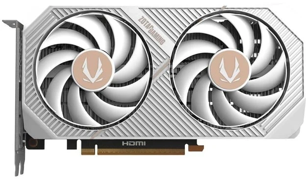 Видеокарта NVIDIA GeForce RTX 5060 Zotac Twin Edge White OC 8Gb (ZT-B50600Q-10M)