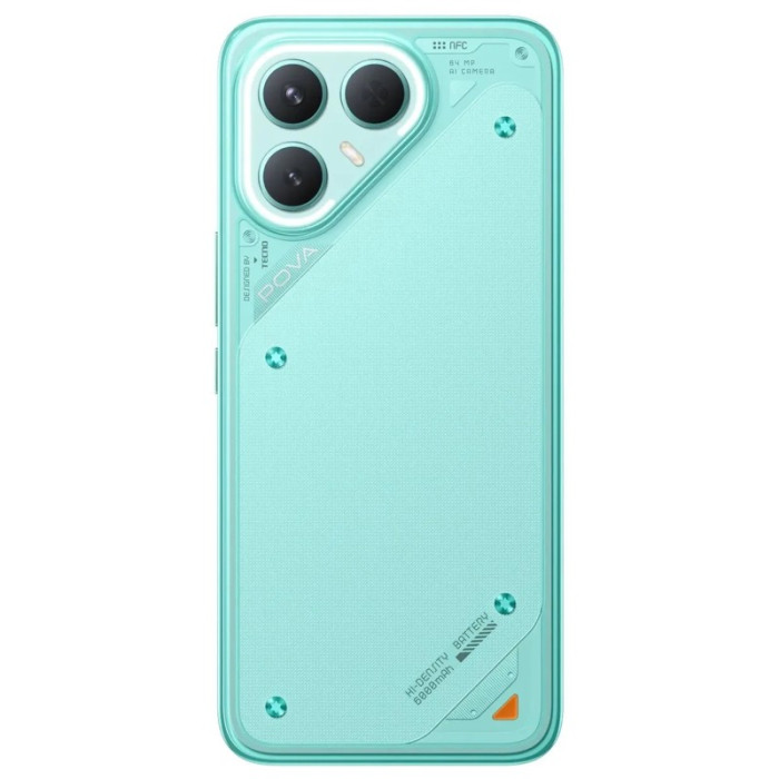 Смартфон TECNO POVA 7 Pro 5G 8/256GB Бирюзовый (Neon Cyan)