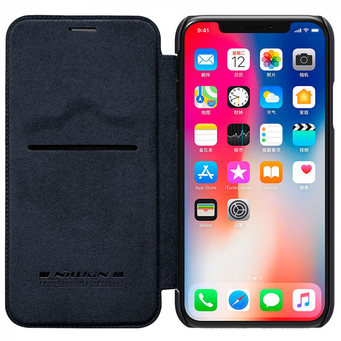 Чехол-книжка Nillkin QIN для iPhone 7 Plus Черный | Фото 1 из 2