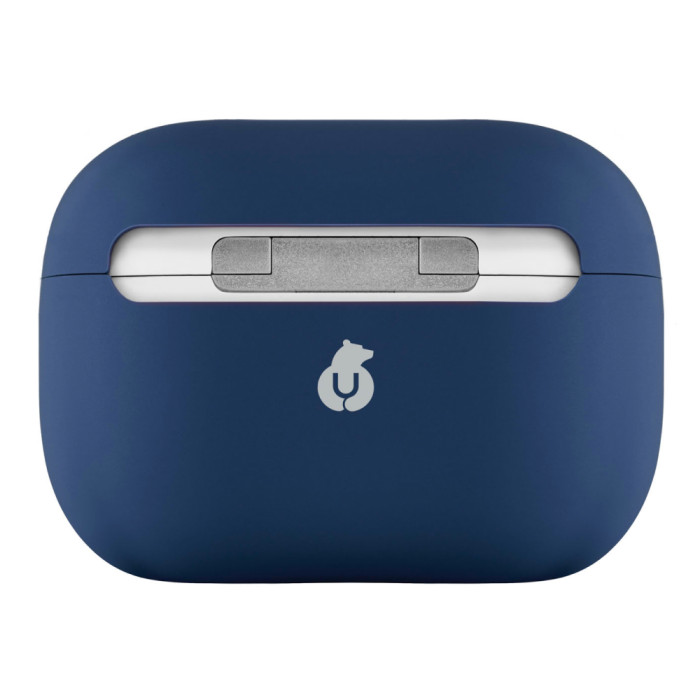 Чехол uBear для Airpods Pro 2 Touch Pro Silicone Case, 1,5 мм усиленный, Тёмно-Синий | Фото 3 из 5