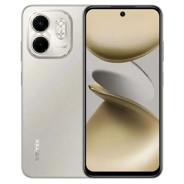 Смартфон Infinix Smart 9 4/128GB Серебристый (Titanium) | Фото 1 из 3