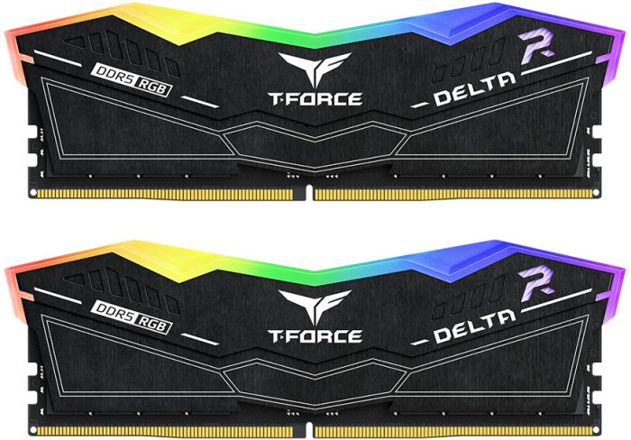 Оперативная память 32Gb DDR5 6000MHz Team T-Force Delta RGB (FF3D532G6000HC28ADC01) (2x16Gb KIT)