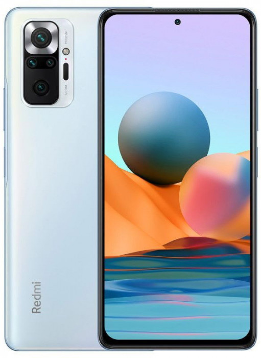 Смартфон Xiaomi Redmi Note 10 Pro 6/64GB NFC Голубой (Glacier Blue)
