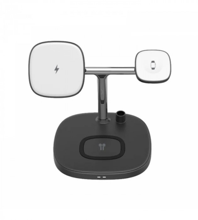 Беспроводное зарядное WIWU M8 4in1 Wireless Charge 20w USB-C Черный | Фото 1 из 3
