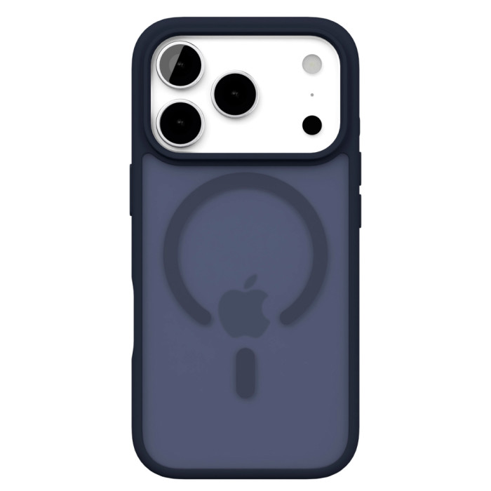 Чехол защитный VLP LITE Bloom Case с MagSafe для iPhone 17 ProMax, темно-синий