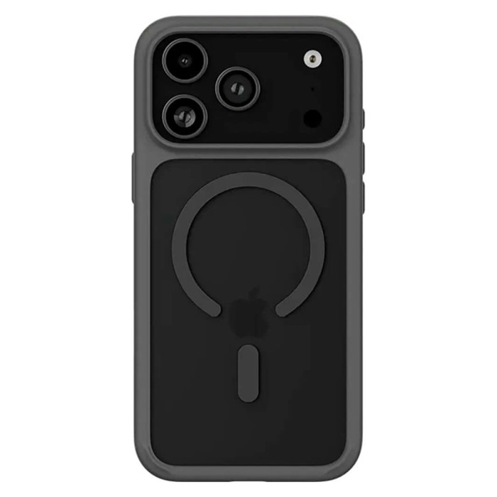 Чехол защитный uBear Shade Case для iPhone 17 Pro Max, MagSafe, серый