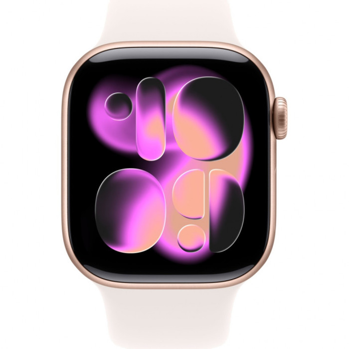 Умные часы Apple Watch Series 11 42mm Rose Gold Aluminum Case with Light Blush Sport Band | Фото 2 из 3