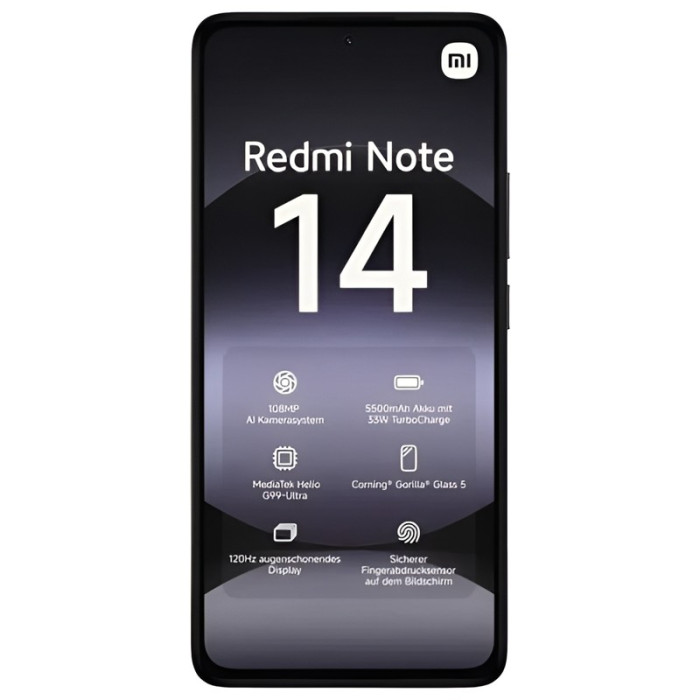 Смартфон Xiaomi Redmi Note 14 NFC 6/128GB Черный (Black) | Фото 3 из 3