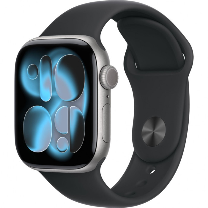 Умные часы Apple Watch Series 11 42mm Space Gray Aluminum Case with Black Sport Band | Фото 1 из 3