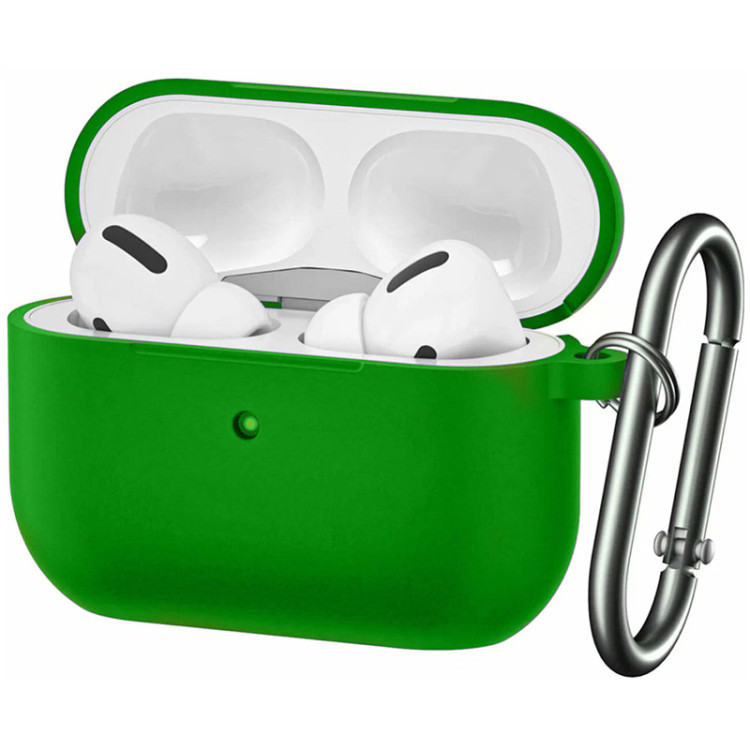 Чехол Silicone Case Protection на AirPods Pro 2 Светло-зеленый