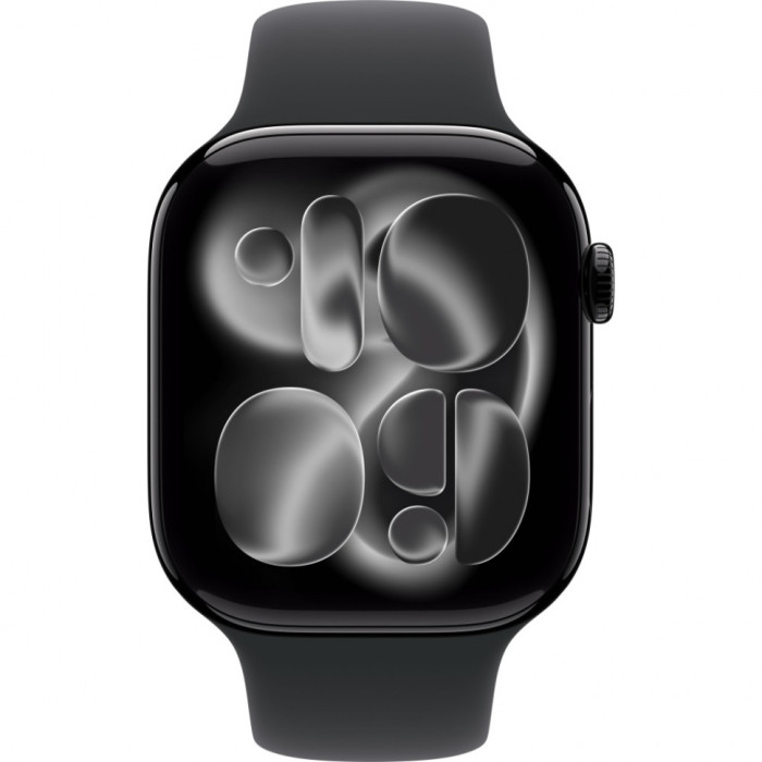 Умные часы Apple Watch Series 11 46mm Jet Black Aluminum Case with Black Sport Band | Фото 2 из 3
