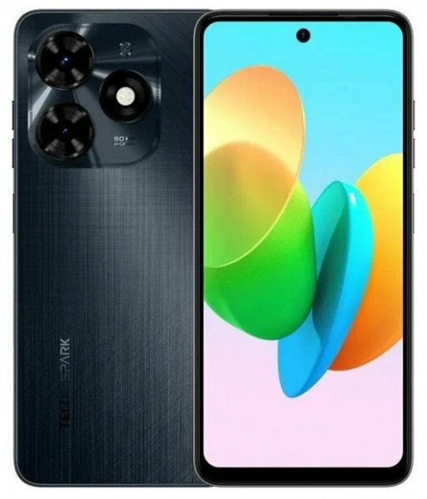 Смартфон Tecno Spark 20C 8/128GB Черный (Mecha Black) EAC | Фото 10 из 10