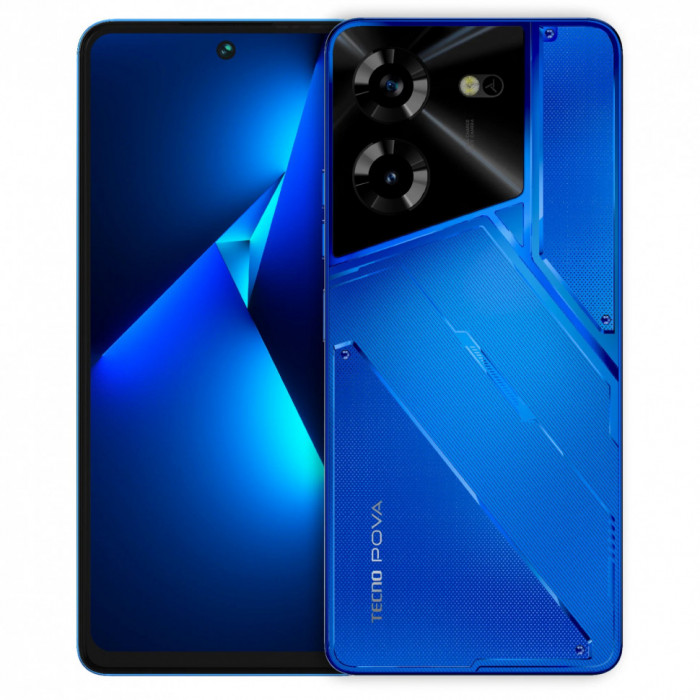 Смартфон Tecno Pova 5 8/128GB Синий (Hurricane Blue) EAC | Фото 9 из 9