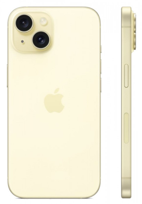 Смартфон Apple iPhone 15 128GB Желтый (Yellow) nano SIM + eSIM | Фото 2 из 4
