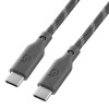 Кабель зарядный uBear Trend Cable USB-C/USB-C 1.2м, 60W, Серо-Бежевый