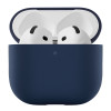 Чехол uBear для AirPods 4 Touch Pro Case, 1,2 мм, PC+силикон, усиленный, Темно-Синий
