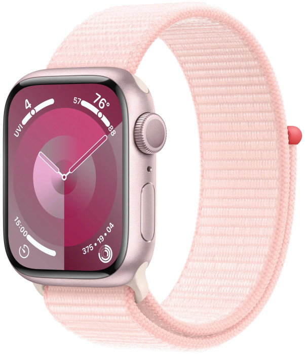 Умные часы Apple Watch Series 9 41mm GPS Aluminum Case with Sport Loop Pink | Фото 1 из 4