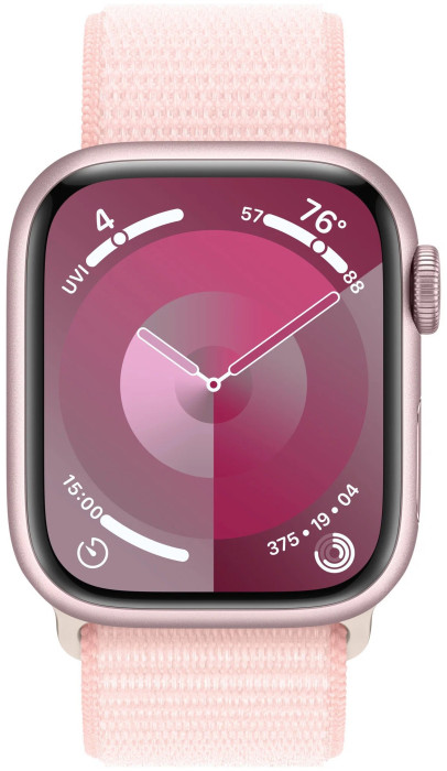 Умные часы Apple Watch Series 9 41mm GPS Aluminum Case with Sport Loop Pink | Фото 2 из 4