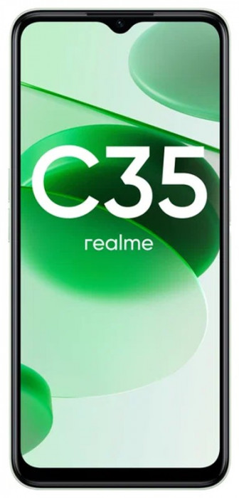 Смартфон Realme C35 4/128GBB Зеленый (Glowing Green) EAC