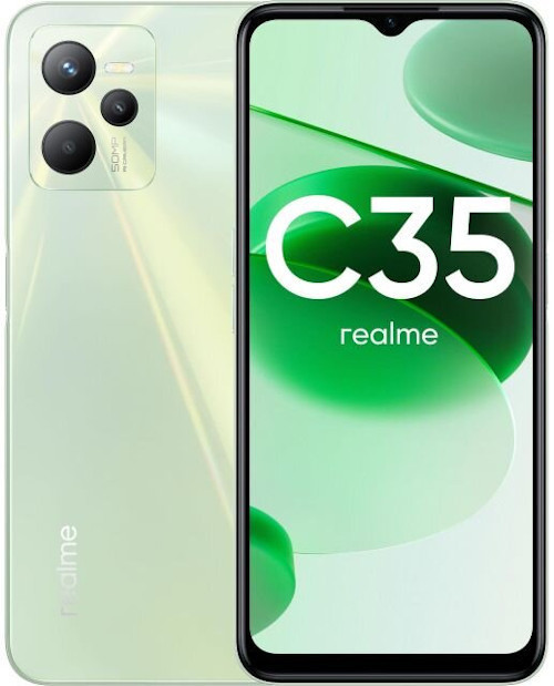 Смартфон Realme C35 4/128GBB Зеленый (Glowing Green) EAC