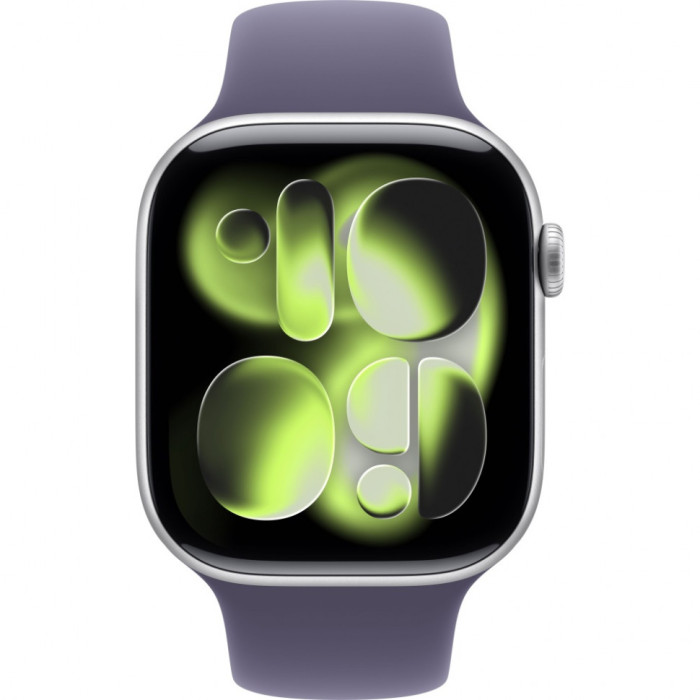 Умные часы Apple Watch Series 11 46mm Silver Aluminum Case with Purple Fog Sport Band | Фото 2 из 3