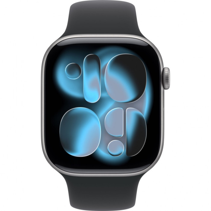 Умные часы Apple Watch Series 11 46mm Space Gray Aluminum Case with Black Sport Band | Фото 2 из 3
