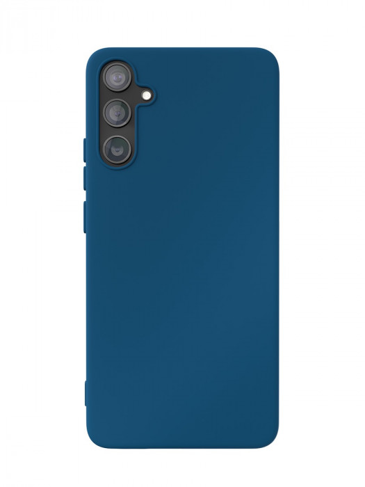 Чехол защитный VLP Silicone Case для Samsung Galaxy A34 темно-синий | Фото 1 из 4