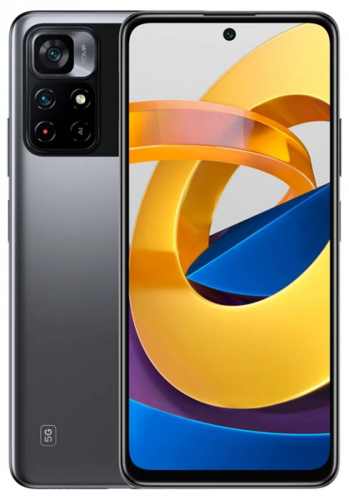 Смартфон Poco M4 Pro 5G 6/128GB Черный (Black) EAC | Фото 1 из 7