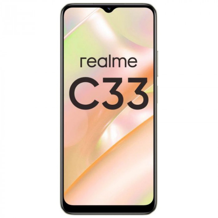 Смартфон Realme C33 4/64GB Золото (Sandy Gold) EAC