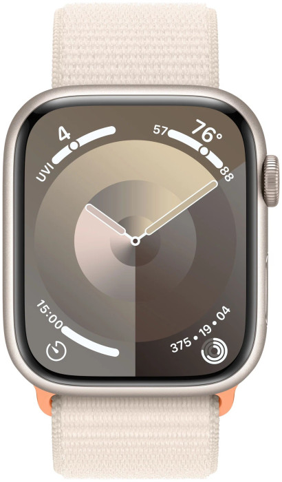 Умные часы Apple Watch Series 9 41mm Starlight Aluminum Case with Starlight Sport Loop | Фото 2 из 4