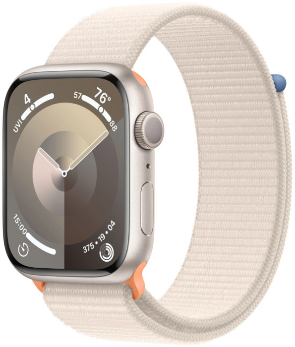 Умные часы Apple Watch Series 9 41mm Starlight Aluminum Case with Starlight Sport Loop | Фото 4 из 4
