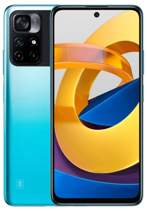 Смартфон Poco M4 Pro 5G 6/128GB Голубой (Blue) EAC | Фото 7 из 7