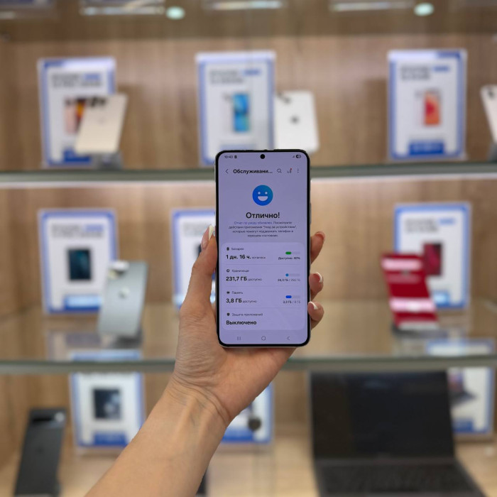 Б/у Смартфон Samsung Galaxy S22 8/256 Белый | Фото 3 из 3