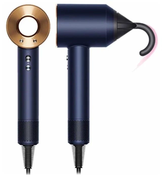 Фен Dyson Supersonic HD08 Синий/Бронза (Blue/Copper) без кейса | Фото 1 из 2