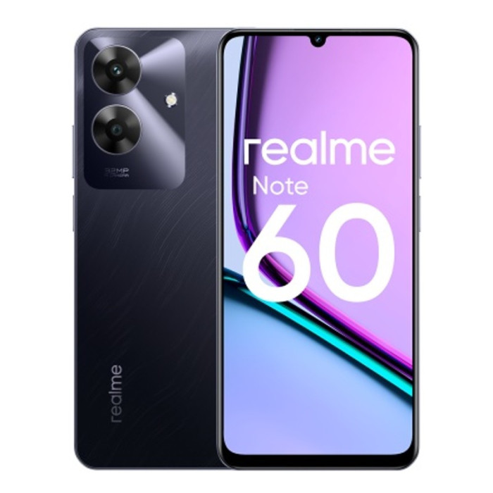 Смартфон Realme Note 60 4/128GB Черный (Marble Black) | Фото 1 из 3