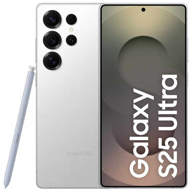 Смартфон Samsung Galaxy S25 Ultra 12/512GB Cеребряный Титан (Titanium Whitesilver)