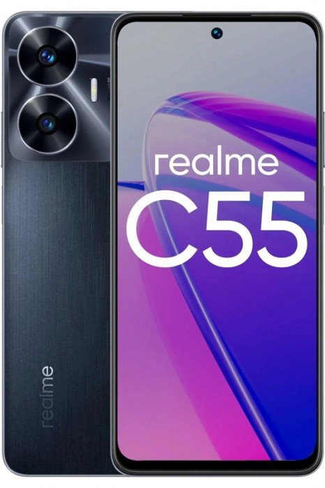 Смартфон Realme C55 8/256GB Черный (Mighty Black) EAC | Фото 1 из 10