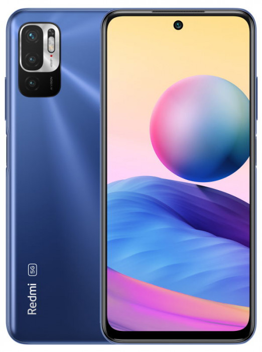 Смартфон Xiaomi Redmi Note 10T 4/128GB Синяя полночь (Nighttime Blue) EAC | Фото 1 из 8