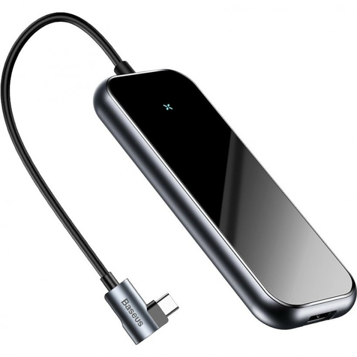 Стыковочная станция Baseus Mechanical Eye Six-in-one: Type-C to PD+HDMI+3xUSB3.0+RJ45