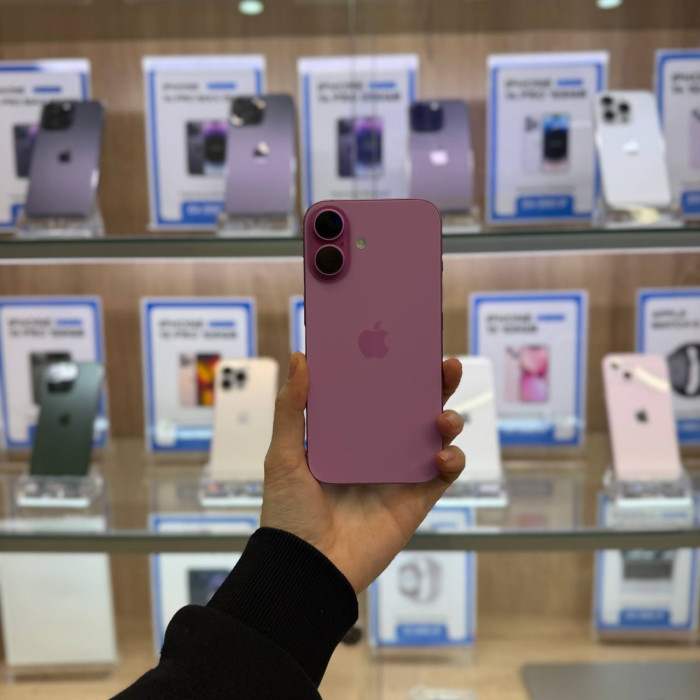 Уценка Смартфон Apple iPhone 16 128GB Розовый (Pink) nano SIM + eSIM (Без RuStore)