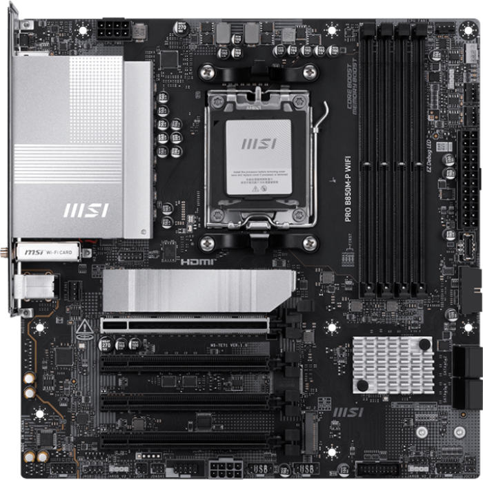 Материнская плата MSI PRO B850M-P WIFI