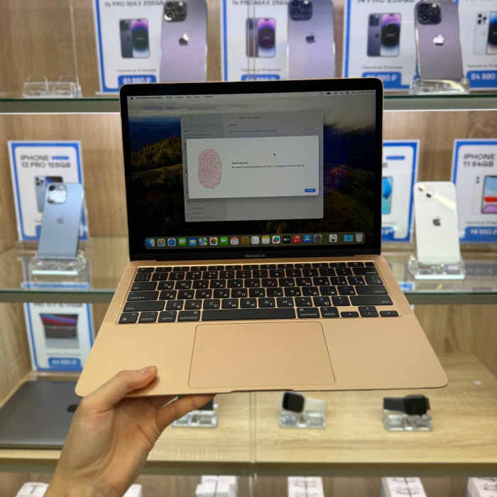 Б/у Macbook Air 13 m1 a2337 8/256gb Rose Gold