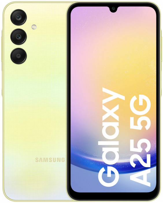 Смартфон Samsung Galaxy A25 8/128GB Желтый (Yellow)